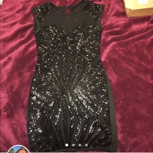 Black tight club/hoco Windsor dress